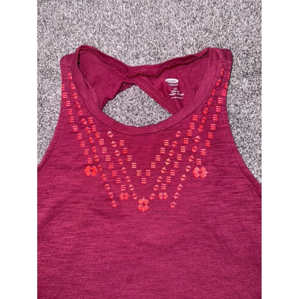 Old Navy‎ Girls Maroon Tank Top